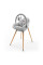 Стульчик для кормления 2 в 1 Kinderkraft Fini Up Grey (KHFINIUPGRY0000)