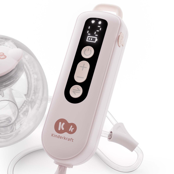 Двойной электрический молокоотсос Kinderkraft GentleFlow Pink (KEGEFL00PNK0000)