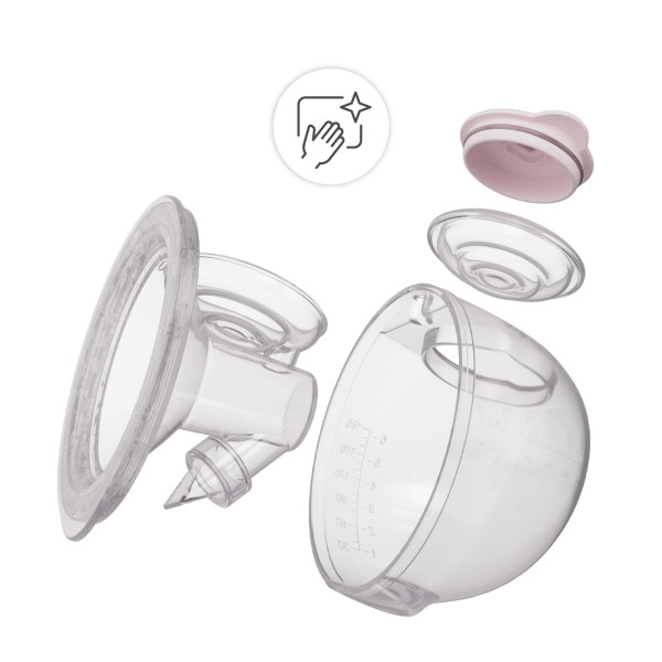 Двойной электрический молокоотсос Kinderkraft GentleFlow Pink (KEGEFL00PNK0000)