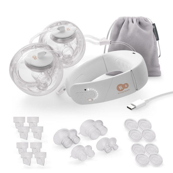 Двойной электрический молокоотсос Kinderkraft GentleNest (KEGENE00GLD0000)