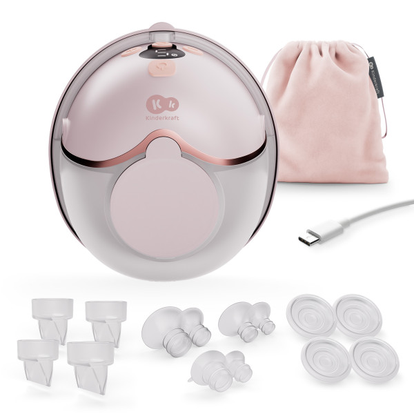 Электрический молокоотсос Kinderkraft MamaFlow Pink (KEMAFL00PNK0000)
