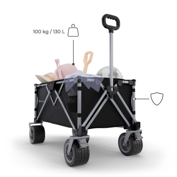 Складная туристическая тележка Kinderkraft Rollster Mystic Black (KSROLL00BLK0000)