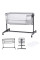 Приставная кровать-люлька Kinderkraft Nestee Up 2 Light Grey (KLNEE002LGR0000)