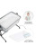 Приставная кровать-люлька Kinderkraft Nestee Up 2 Light Grey (KLNEE002LGR0000)