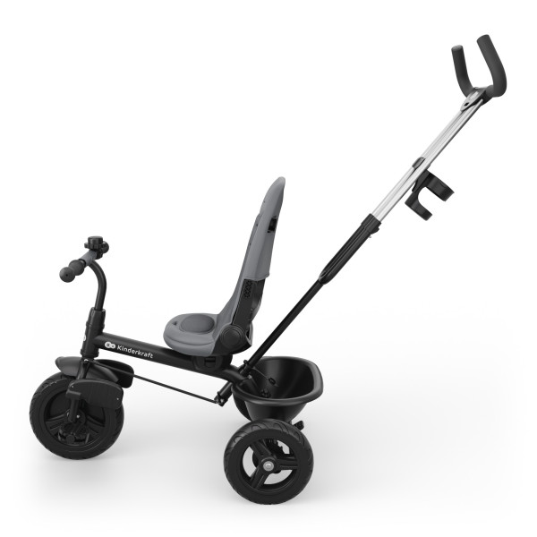 Трехколесный велосипед Kinderkraft Aston 2 Plus Grey (KRASTO02GRYPL00)