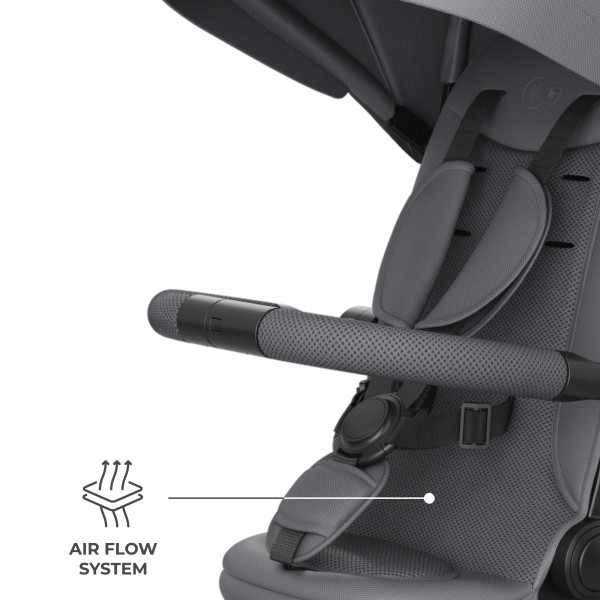 Трехколесный велосипед Kinderkraft Aston 2 Plus Grey (KRASTO02GRYPL00)