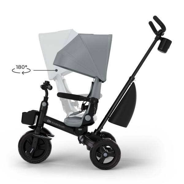 Трехколесный велосипед Kinderkraft Aveo 2 Plus Grey (KRAVEO02GRY0000)