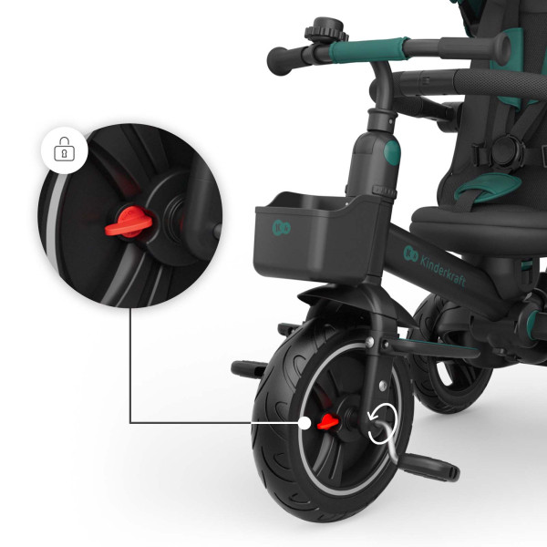 Трехколесный велосипед Kinderkraft Spinstep 2 Plus Green (KRSPST02GREPL00)