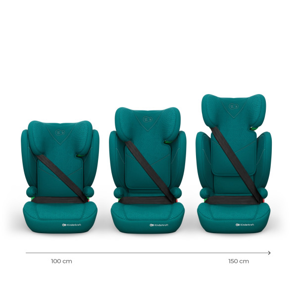 Автокресло Kinderkraft Junior Fix 2 Plus i-Size Green (KCJUFI20GREPL0N)