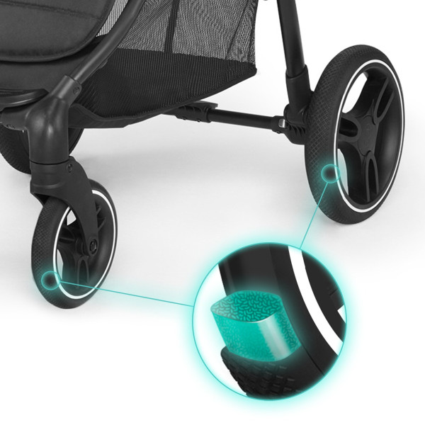 Прогулочная коляска Kinderkraft Grande LX Black (KKWGRANBLK00LX)