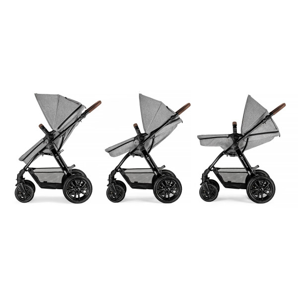 Универсальная коляска 3 в 1 Kinderkraft Moov Gray Melange (KKWMOOVGRYM0NC)